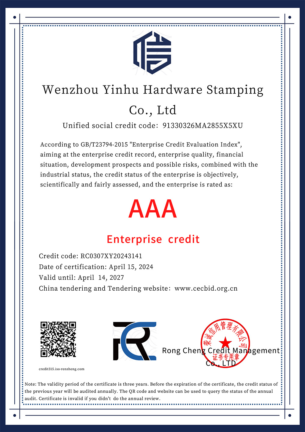 AAA Enterprise credit